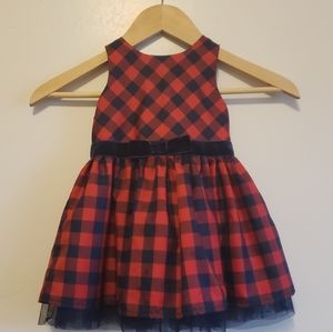Little girls gingham dress